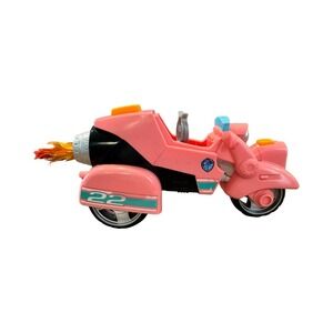 Paw Patrol The Movie Liberty Deluxe Pink Motorcycle Flames Vehicle 10"